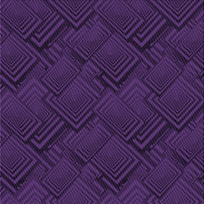 Round Patterned Deep Purple Rug, pat1045pur