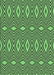 Patterned Green Rug, pat1046grn