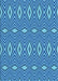 Patterned Blue Rug, pat1046lblu