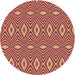 Square Patterned Brown Sand Brown Rug, pat1046org