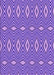 Patterned Violet Purple Rug, pat1046pur