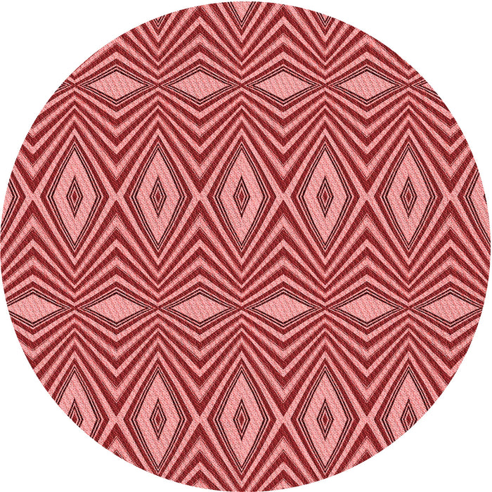 Square Machine Washable Transitional Light Coral Pink Rug in a Living Room, wshpat1046rd