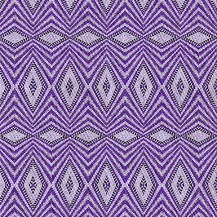 Square Patterned Bright Purple Novelty Rug, pat1046
