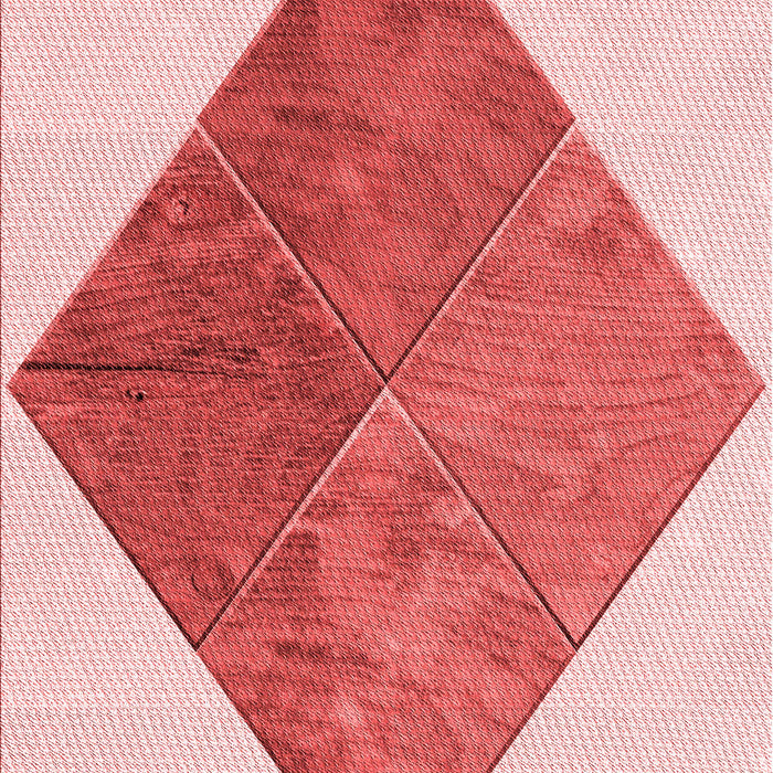 Patterned Deep Rose Pink Rug, pat1047rd