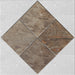 Square Patterned Brown Novelty Rug, pat1047