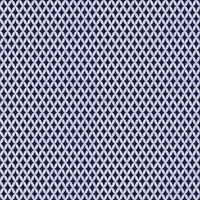 Round Patterned Blue Rug, pat1048blu