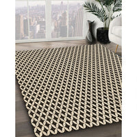 Patterned Milk Chocolate Brown Rug, pat1048brn