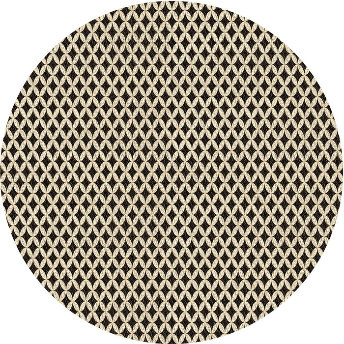 Square Machine Washable Transitional Chocolate Brown Rug in a Living Room, wshpat1048brn