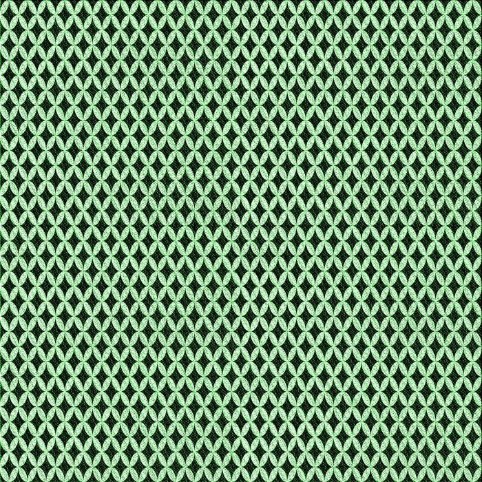 Round Patterned Dark Forest Green Rug, pat1048grn