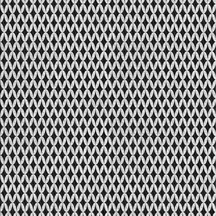 Patterned Black Rug, pat1048gry