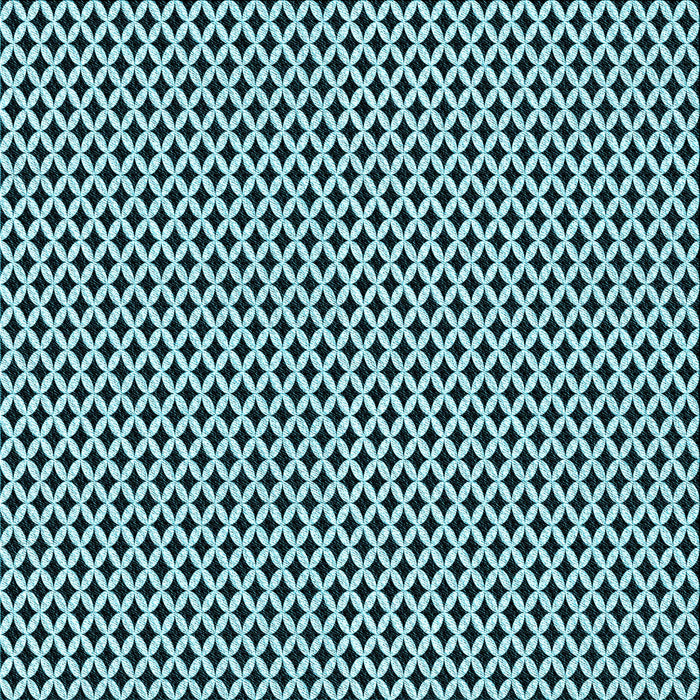 Round Patterned Deep-Sea Blue Rug, pat1048lblu