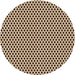 Square Patterned Bakers Brown Rug, pat1048org