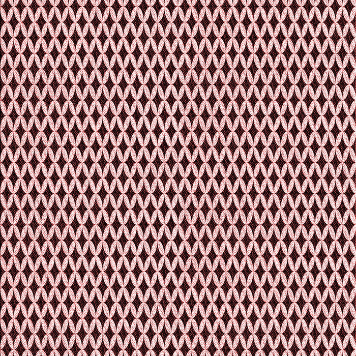 Patterned Deep Rose Pink Rug, pat1048rd