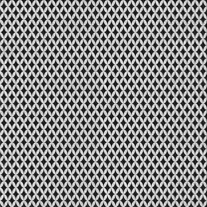 Square Patterned Charcoal Black Novelty Rug, pat1048