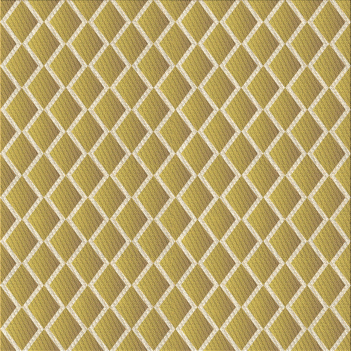 Round Patterned Dark Golden Brown Rug, pat1049brn