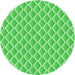 Square Patterned Neon Green Rug, pat1049grn