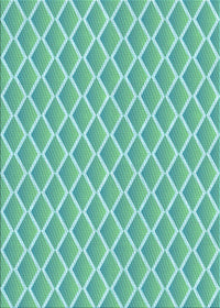 Machine Washable Transitional Turquoise Green Rug, wshpat1049lblu
