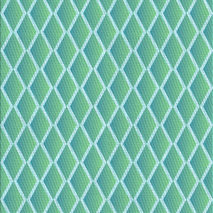 Machine Washable Transitional Turquoise Green Rug, wshpat1049lblu