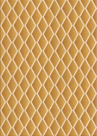 Machine Washable Transitional Yellow Orange Rug, wshpat1049org