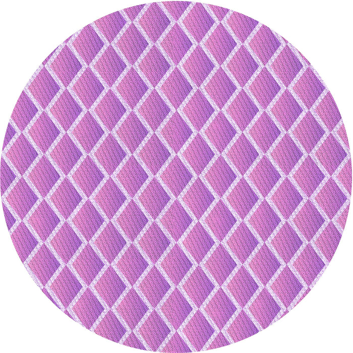 Square Patterned Violet Purple Rug, pat1049pur