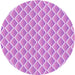 Square Patterned Violet Purple Rug, pat1049pur