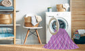 Machine Washable Transitional Violet Purple Rug in a Washing Machine, wshpat1049pur