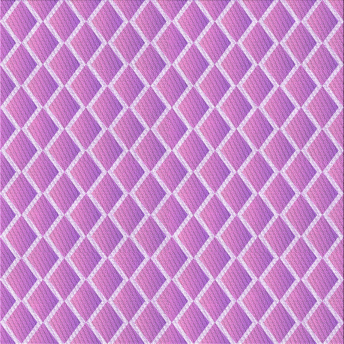 Round Patterned Violet Purple Rug, pat1049pur