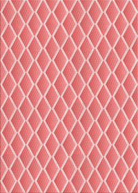 Machine Washable Transitional Pastel Pink Rug, wshpat1049rd