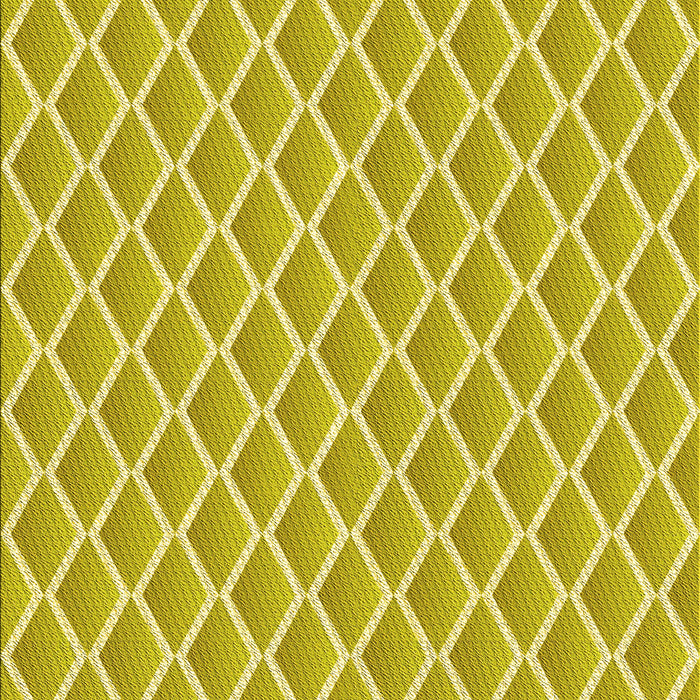 Patterned Bold Yellow Rug, pat1049yw