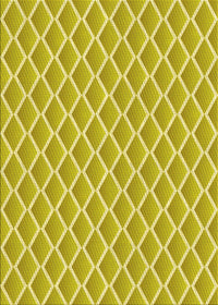 Machine Washable Transitional Bold Yellow Rug, wshpat1049yw