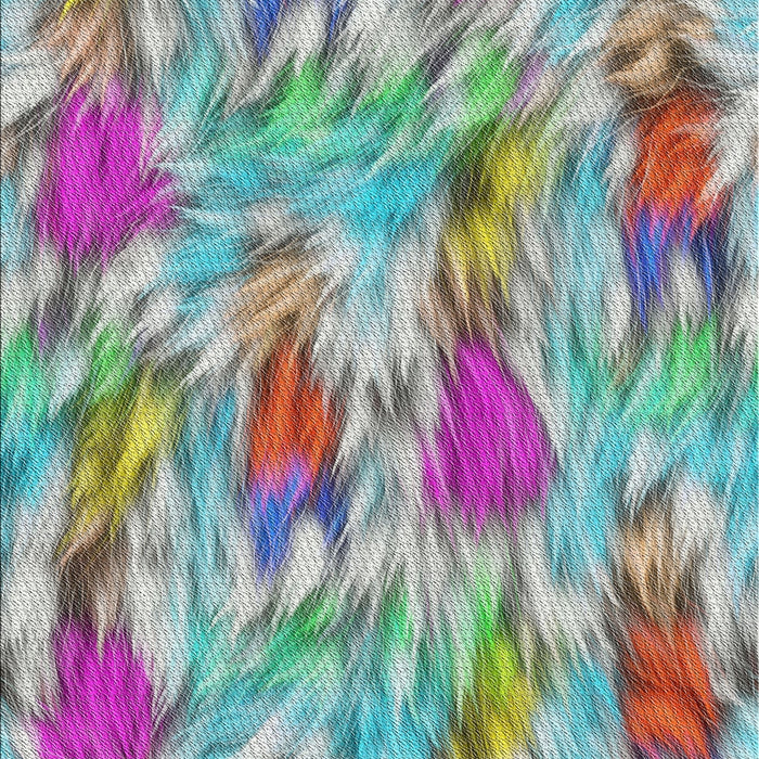 Patterned Cyan Opaque Blue Novelty Rug, pat104