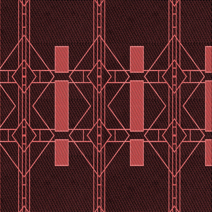 Round Machine Washable Transitional Chocolate Brown Rug, wshpat105rd