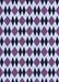 Patterned Purple Haze Purple Rug, pat1050blu
