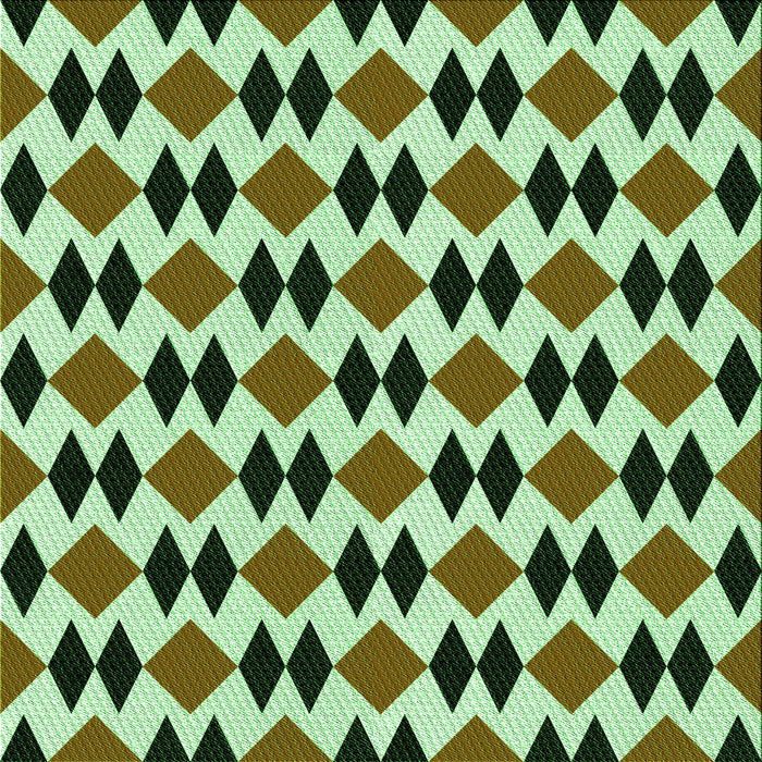 Round Patterned Light Green Rug, pat1050grn