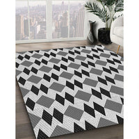 Patterned Light Gray Rug, pat1050gry