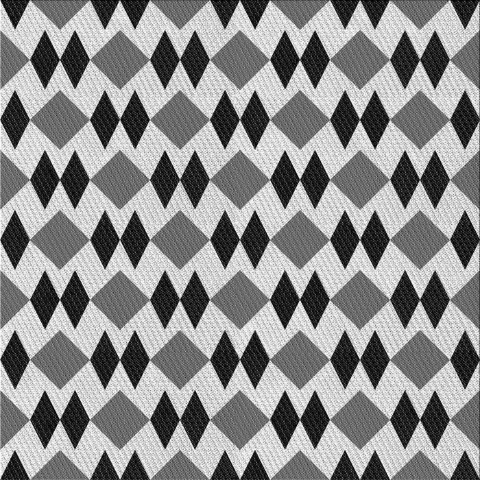 Round Patterned Light Gray Rug, pat1050gry