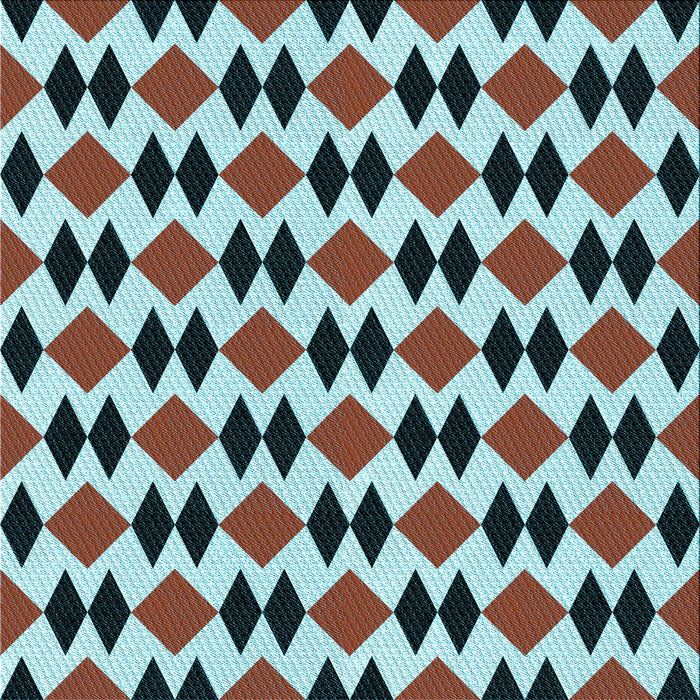 Round Machine Washable Transitional Blue Rug, wshpat1050lblu