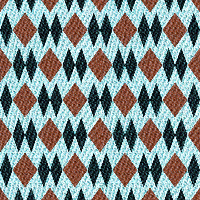 Patterned Blue Rug, pat1050lblu