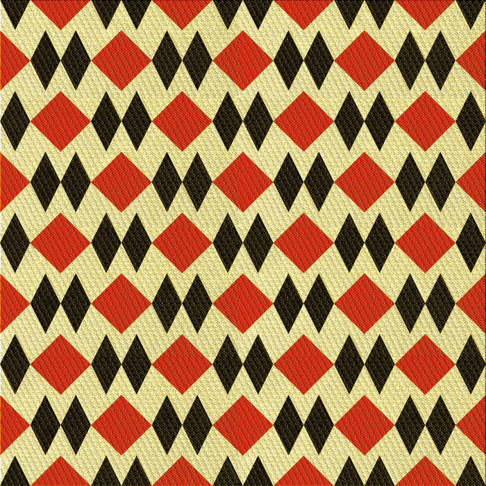 Round Machine Washable Transitional Saffron Red Rug, wshpat1050yw