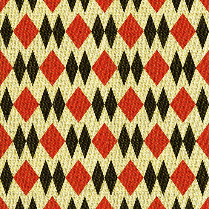 Machine Washable Transitional Saffron Red Rug, wshpat1050yw