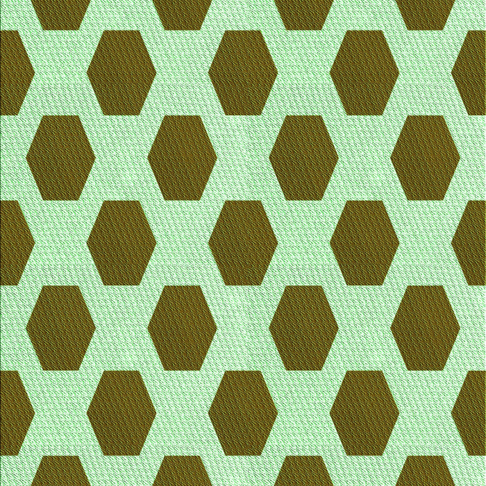 Patterned Oak Brown Rug, pat1051grn