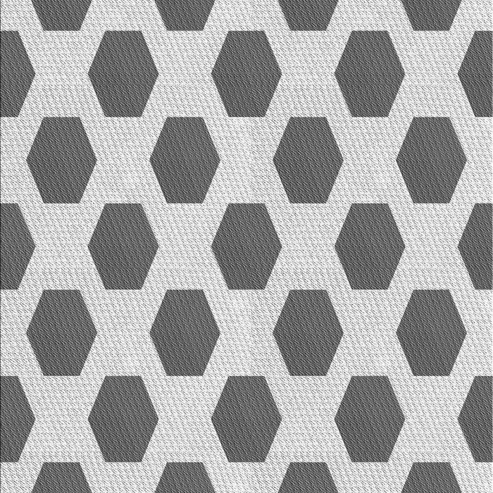 Patterned Smokey Gray Rug, pat1051gry