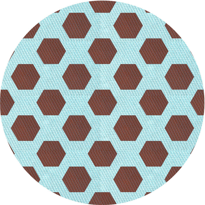 Square Machine Washable Transitional Blue Rug in a Living Room, wshpat1051lblu