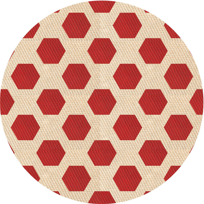 Square Machine Washable Transitional Deep Peach Orange Rug in a Living Room, wshpat1051org