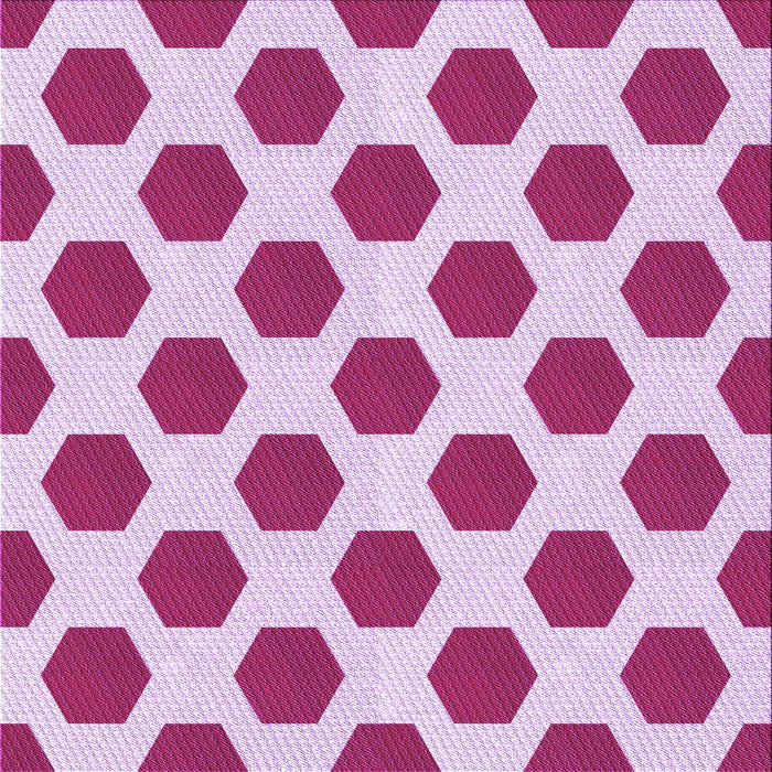 Round Machine Washable Transitional Blossom Pink Rug, wshpat1051pur