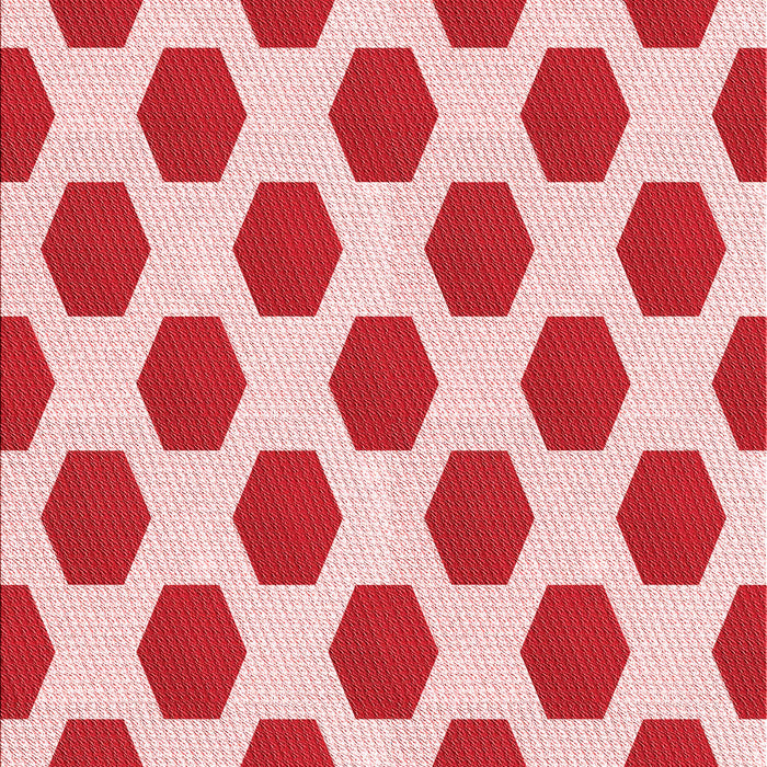 Machine Washable Transitional Red Rug, wshpat1051rd