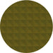 Square Patterned Olive Green Rug, pat1052grn