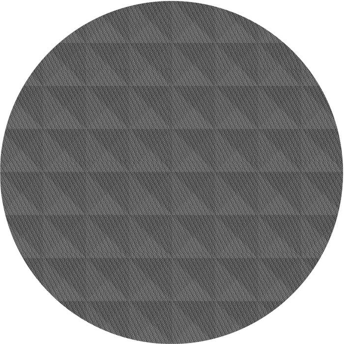 Square Patterned Black Rug, pat1052gry