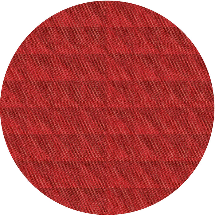 Square Patterned Red Rug, pat1052org