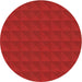 Square Patterned Red Rug, pat1052org